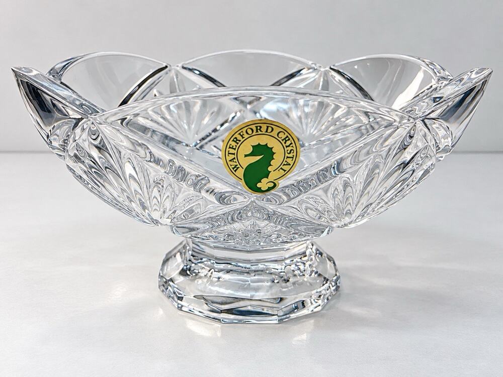 Waterford Evie 6” Lead Crystal Footed Bowl 1057367 NEW IN BOX Slovenia